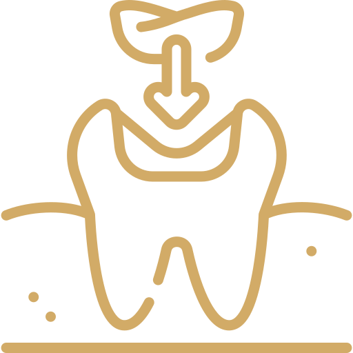 Temporary restorations or pain relief